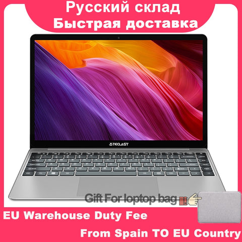 Teclast F7 Plus Laptop 14.0 ''Windows 10 Thuis Versie Intel Gemini Lake N4100 Quad Core 1.1 GHz 8 GB RAM 256 GB SSD notebook