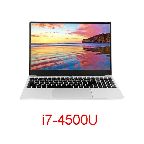 VORKE Notebook 15 4G Laptop Intel Core i7-4500U  i5-8250U 15.6'' Screen 1920*1080 Windows 10 8GB DDR3 256GB SSD