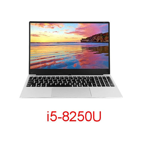 VORKE Notebook 15 4G Laptop Intel Core i7-4500U  i5-8250U 15.6'' Screen 1920*1080 Windows 10 8GB DDR3 256GB SSD