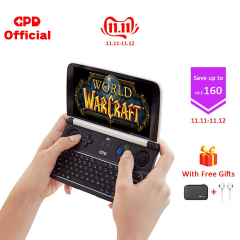 GPD WIN 2 WIN2  8GB+256GB 6 Inch Handheld Gaming PC Laptop Notebook Intel Core M3-8100Y Windows 10 System Pocket Mini PC Laptop