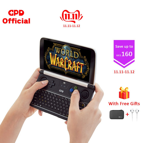 GPD Latest WIN 2  WIN2 8GB 256GB Inter m3-8100y 6 Inch Touch Screen Mini Gaming PC  Laptop Notebook Windows 10 System